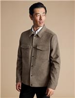 Pure Wool Harrington Jacket
