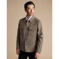 Pure Wool Harrington Jacket