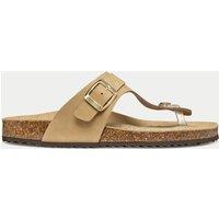 Leather Flat Sliders
