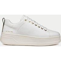 Leather Lace Up Trainers