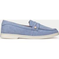 Suede Platform Loafers