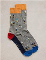 Bicycles Cotton Rich Socks