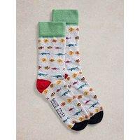Fish Cotton Rich Socks