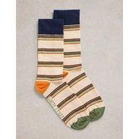 Striped Cotton Rich Ankle Socks