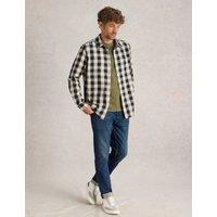 Pure Cotton Flannel Check Shirt