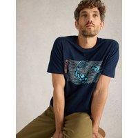 Pure Cotton Koi Fish Graphic T-Shirt