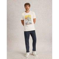 Pure Cotton Lily Pad Graphic T-Shirt