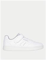 Skechers Kids' Quick Street Riptape Trainers (9.5 Small - 4 Large) White