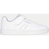 Skechers Kids' Quick Street Riptape Trainers (9.5 Small - 4 Large) White