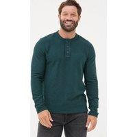 Pure Cotton Henley Top