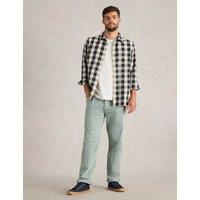 Straight Fit 5 Pocket Jeans
