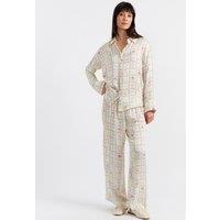 Shell Print Button Through Relaxed Shirt