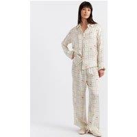 Printed Wide Leg Trousers