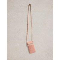 Leather and Suede Phone Bag