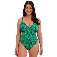 Punta Mita Striped Wired Plunge Swimsuit