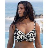 Aruba Nights Printed Wired Full Cup Bikini Top D-H