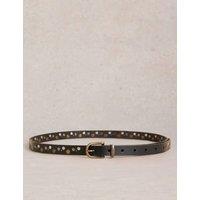 Leather Studded Jeans Belt