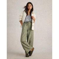 Pure Linen Wide Leg Trousers