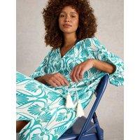 Pure Cotton Printed Kaftan Beach Dress
