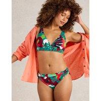 Printed High Leg Bikini Bottoms