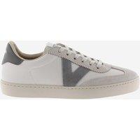 Victoria Berlin Ciclista Leather Trainers Grey Mix