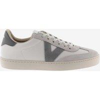 Victoria Berlin Ciclista Leather Trainers Grey Mix