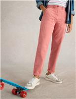 Cotton Rich Chinos With Linen