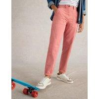 White Stuff Cotton Rich Chinos With Linen Red
