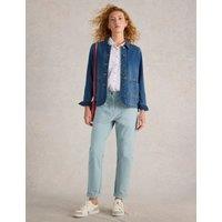 Cotton Rich Chinos With Linen