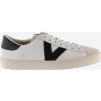 Victoria Berlin Leather Side Detail Trainers Black/White