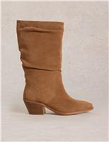 Azalea Suede Mid Slouch Boot