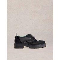 Leather Patent Chunky Brogues