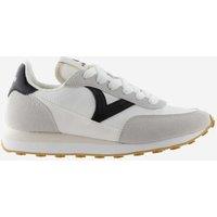 Victoria Astro Nylon Leather Trainers White/Black