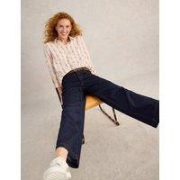 Ayla Mid Rise Wide Leg Jeans