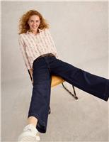 Ayla Mid Rise Wide Leg Jeans