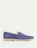 Suede Slip-On Loafers