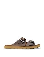 Leather Slip-On Sandals