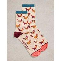 Cotton Rich Hens Ankle High Socks