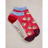 Cotton Rich Patterned Trainer Socks