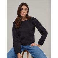 Pure Cotton Shirred Top