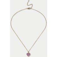 14ct Gold Plated Initial Heart Necklace