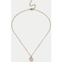 14ct Gold Plated Initial Heart Necklace
