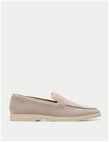 Suede Slip-On Loafers