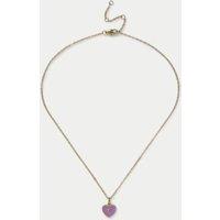 14ct Gold Plated Initial Heart Necklace
