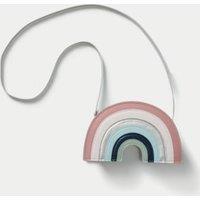 Silver Tone Sparkle Rainbow Bag