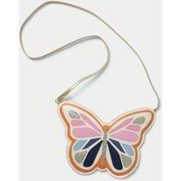 Embroidered Butterfly Bag
