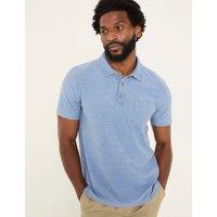 Pure Cotton Striped Polo Shirt