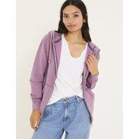Cotton Rich Zip Up Hoodie