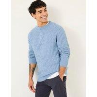 Textured Crew Neck Jumper