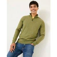 Half-Zip Jumper with Cashmere